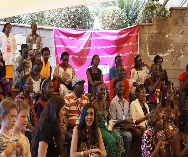 Participants at Storymoja Festival Nairobi (2014)